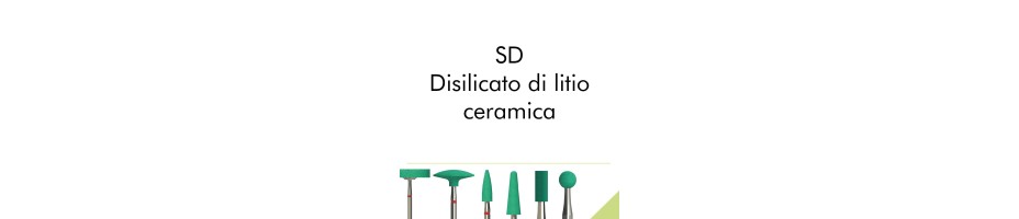 SD - Disilicato di litio, ceramica.
