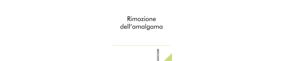 Rimozione dell'amalgama