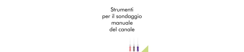 Strumenti per il sondaggio manuale del canale