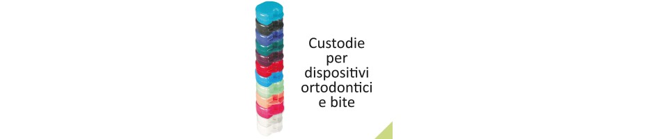 Custodie per dispositivi ortodontici e bite