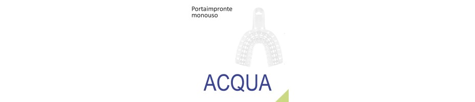 Portaimpronte monouso ACQUA