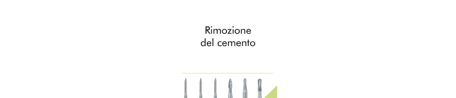 Rimozione del cemento